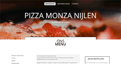 Desktop Screenshot of pizza-monza.be